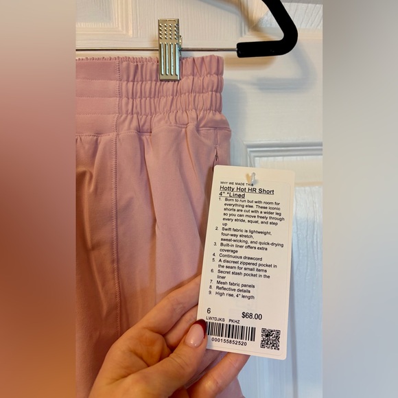 Lululemon Hottie Hit High Rise 4” Short in Pink Haze - Picture 10 of 15